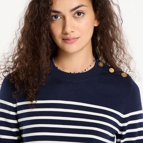 Maglione Co Jersey Mid Gg Ls Gold Btn Swt / M - Tommy Hilfiger - Modalova