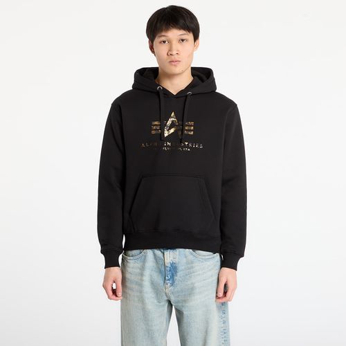 Felpa Basic Hoodie BL Effect Print M - Alpha Industries - Modalova