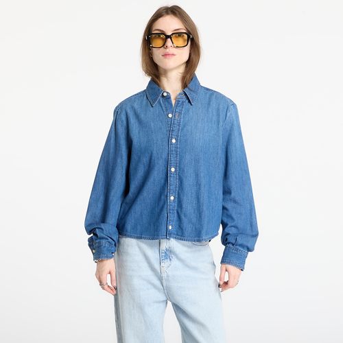 Camicia Jeans Cropped Ls Shirt S - Calvin Klein - Modalova