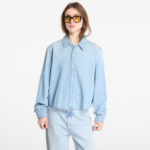 Camicia Jeans Cropped Ls Shirt XXS - Calvin Klein - Modalova