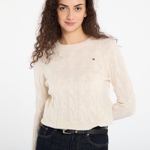 Maglione Soft Wool Cable C-Neckk Ls Sweater L - Tommy Hilfiger - Modalova