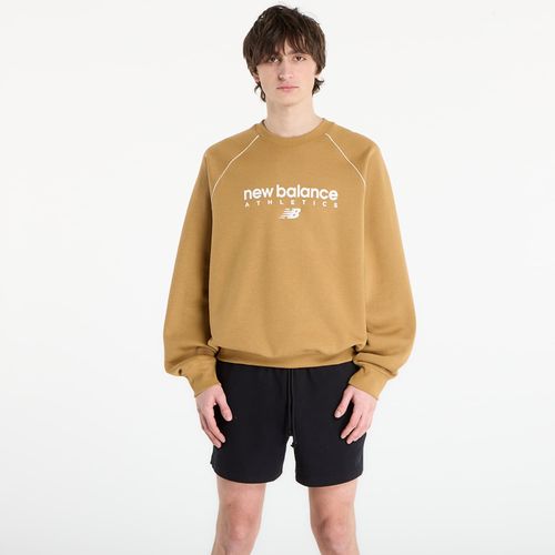 Felpa Linear Graphic Fleece Crew L - New Balance - Modalova