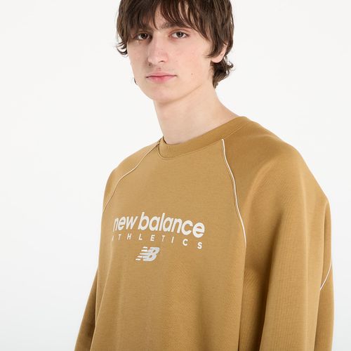 Felpa Linear Graphic Fleece Crew L - New Balance - Modalova