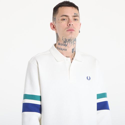 Felpa Tipped Sleeve Collared Sweat XL - FRED PERRY - Modalova