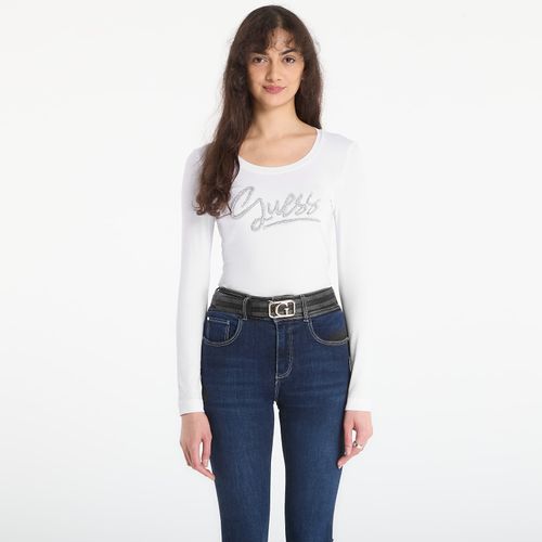 Maglietta Ls Cn Script Tee S - GUESS - Modalova