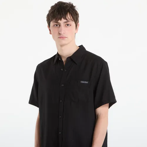 Camicia Jeans Ss Solid Causal Line Shirt M - Calvin Klein - Modalova