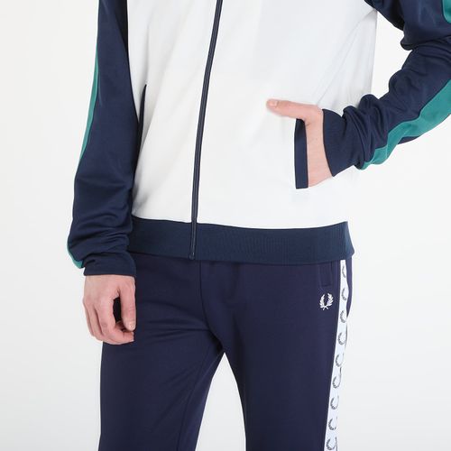 Felpa Contrast Sleeve Track Jacket S - FRED PERRY - Modalova