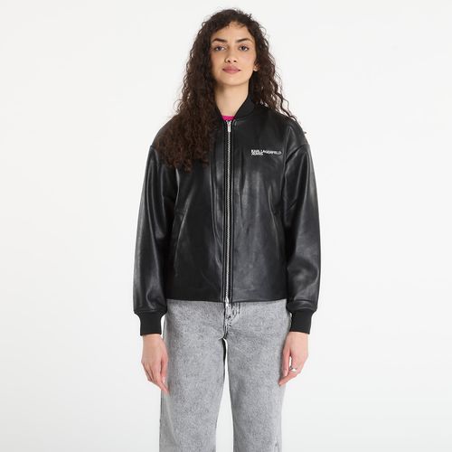 Giacca Faux Leather Bomber Jacket S - Karl Lagerfeld Jeans - Modalova