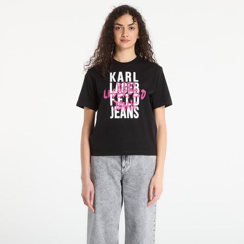 Maglietta Reg Graffiti Logo Tee S - Karl Lagerfeld Jeans - Modalova
