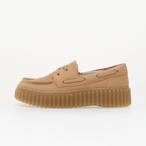 Clarks Torhill Boat Beige Suede 9 - Clarks - Modalova
