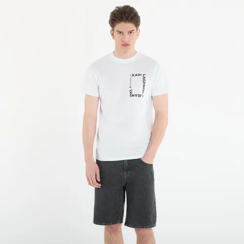 Maglietta Slim Ss Frame Logo Tee M - Karl Lagerfeld Jeans - Modalova