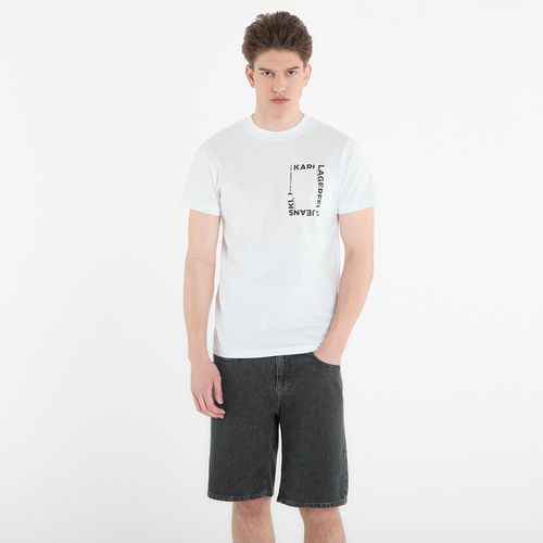Maglietta Slim Ss Frame Logo Tee XL - Karl Lagerfeld Jeans - Modalova
