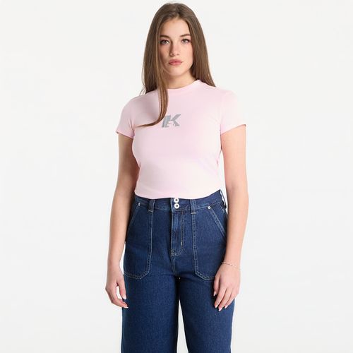 Maglietta Slim Ss K Logo Tee M - Karl Lagerfeld Jeans - Modalova