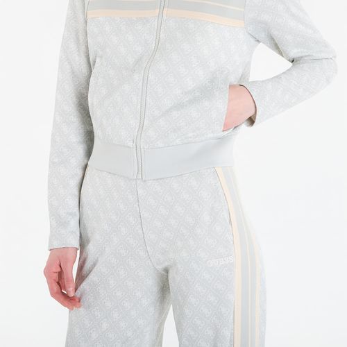 Felpa 4G Jacquard Full Zip Sweatshirt L - GUESS - Modalova