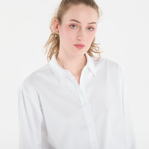 Camicia Ls Oversized Poplin Shirt S - GUESS - Modalova