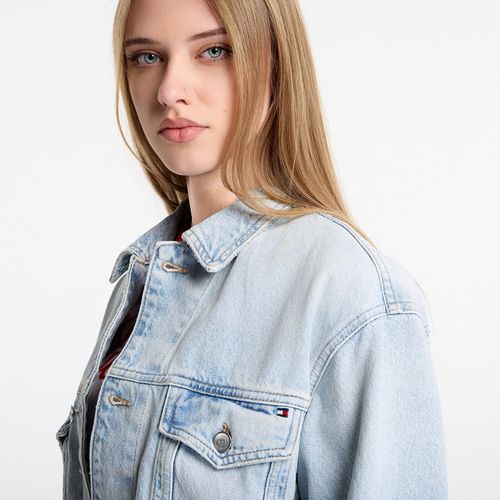 Giacca Denim Eve Short Trucker Jacket Ls M - Tommy Hilfiger - Modalova