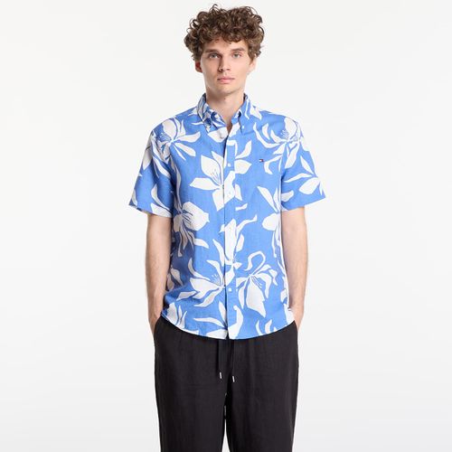 Camicia Regular Fit Linen Blend Short Sleeve Shirt L - Tommy Hilfiger - Modalova