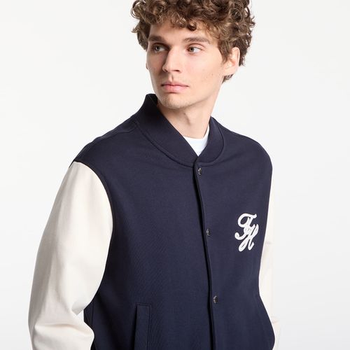 Felpa Script Colorblock Bomber L - Tommy Hilfiger - Modalova