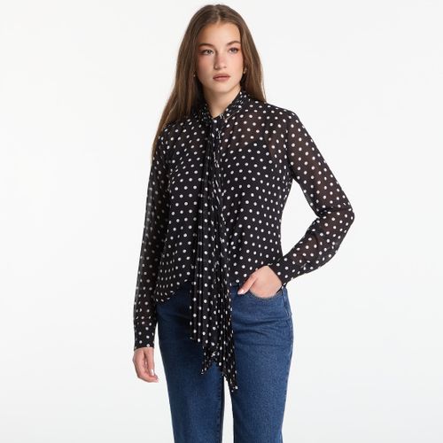 Camicia Dot Pleat Bow Blouse / S - Michael Kors - Modalova