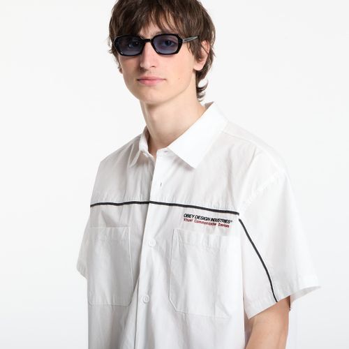 Camicia OBEY Camber Woven White L - OBEY Clothing - Modalova
