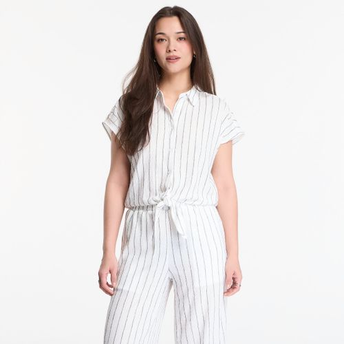 Camicia Ladies Structured Striped Tied Blouse / L - Urban Classics - Modalova
