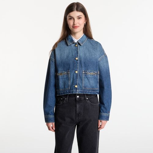 Giacca Cropped Jacket L - Tommy Hilfiger - Modalova