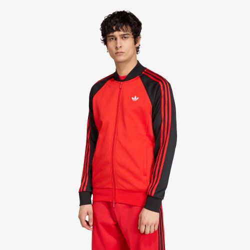Felpa adidas Sst Tt Vivid Red L - adidas Originals - Modalova