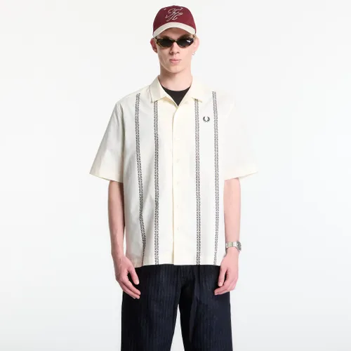 Camicia Placement Print Revere Shirt L - FRED PERRY - Modalova