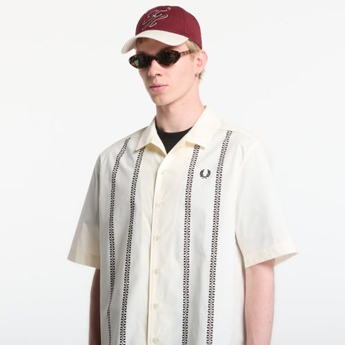 Camicia Placement Print Revere Shirt L - FRED PERRY - Modalova