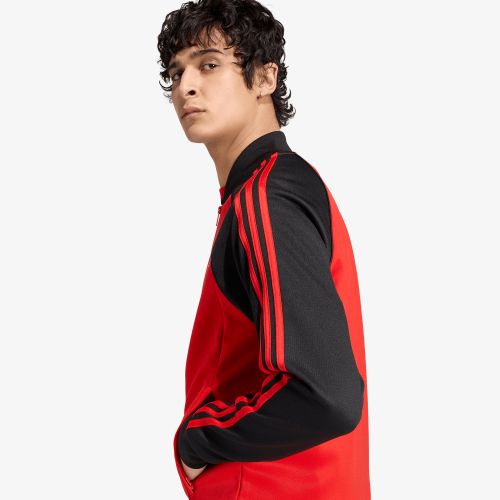 Felpa adidas Sst Tt Vivid Red L - adidas Originals - Modalova