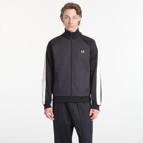 Felpa Contrast Sleeve Track Jacket S - FRED PERRY - Modalova