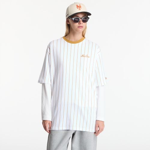 Maglietta Pinstripe OS Tee UNISEX / M - New Era - Modalova