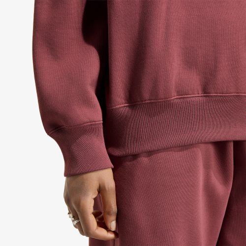 Felpa adidas Essentials Crew Long Fleece Sweatshirt XL - adidas Originals - Modalova