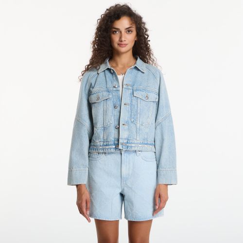 Giacca Jeans Branded Boxy Denim Jacket M - Calvin Klein - Modalova