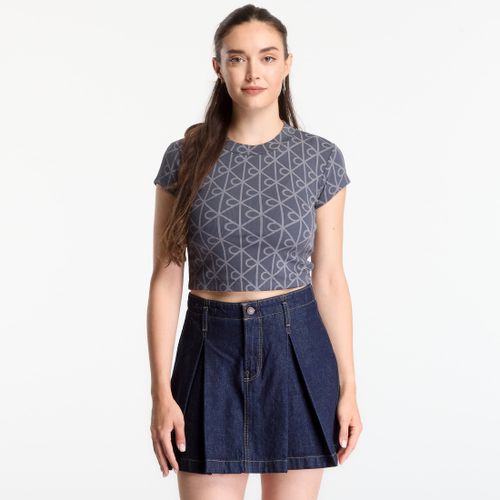 Maglietta Jeans A- Monologo Baby Tee L - Calvin Klein - Modalova