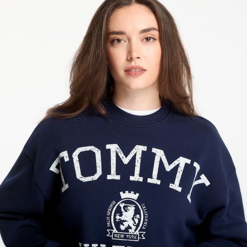 Felpa Varsity Crest Mdrn Sweatshirt L - Tommy Hilfiger - Modalova