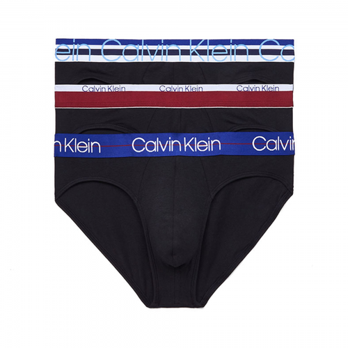Pack de 3 slips - cotton stretch - Slip - Talla: S - Calvin Klein Underwear - Modalova