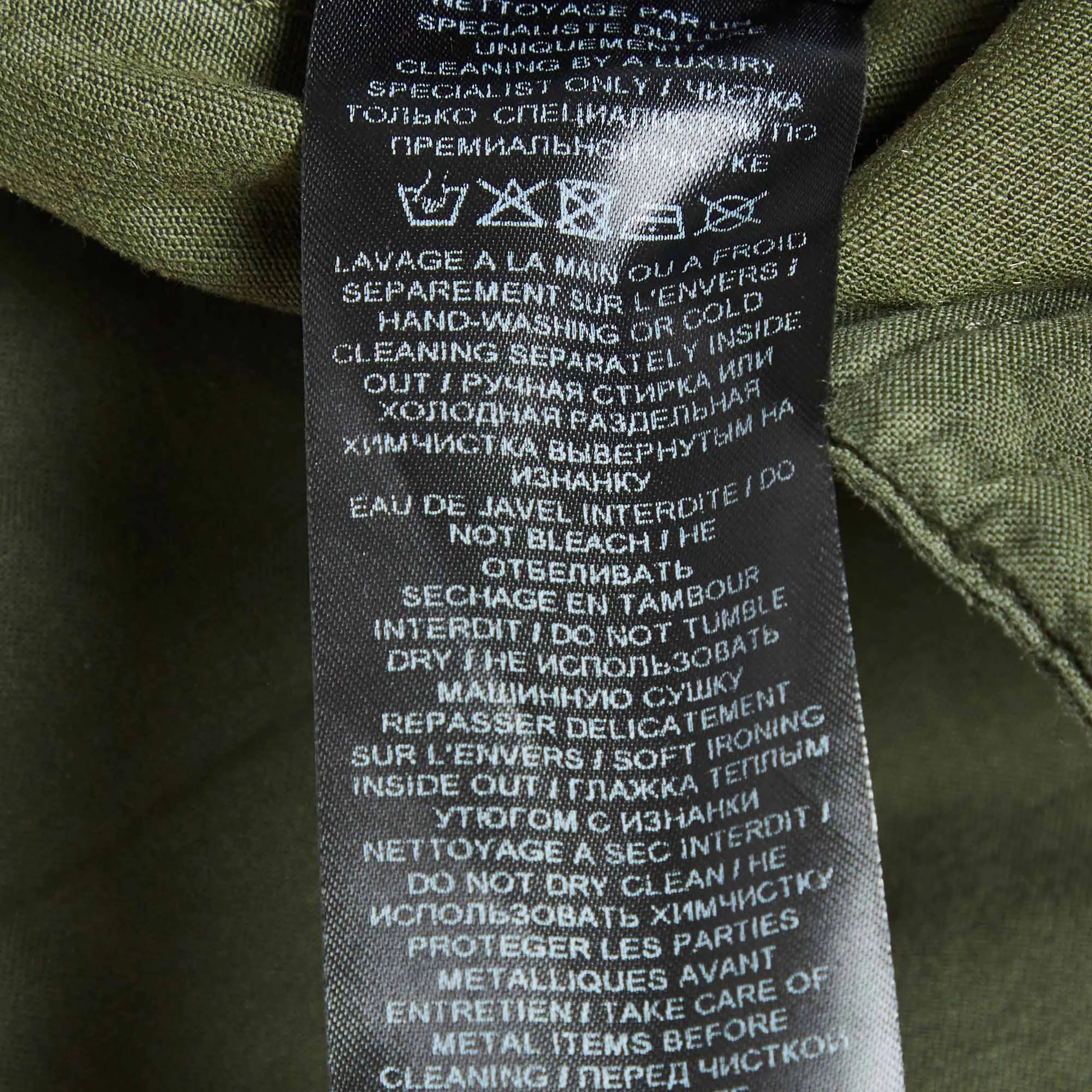 Balmain Green Denim Cargo Shorts S - Balmain - Modalova