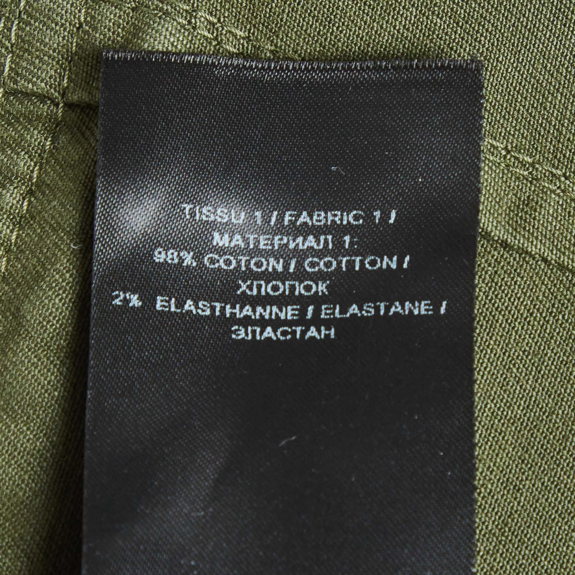 Balmain Green Denim Cargo Shorts S - Balmain - Modalova