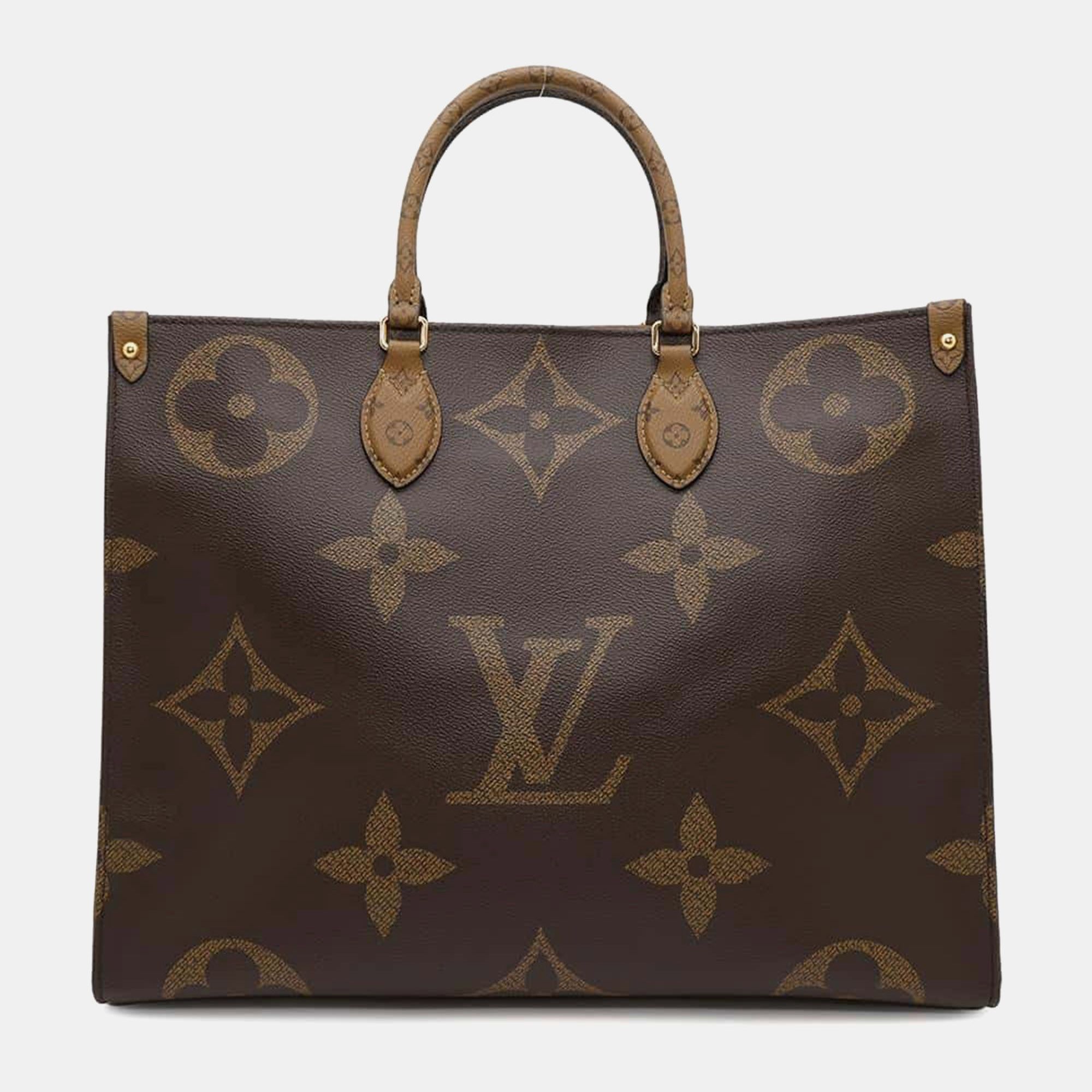 Louis Vuitton Onthego Red Monogram Monogram Reverse Canvas Monogram Giant Size Gm - Louis Vuitton - Modalova