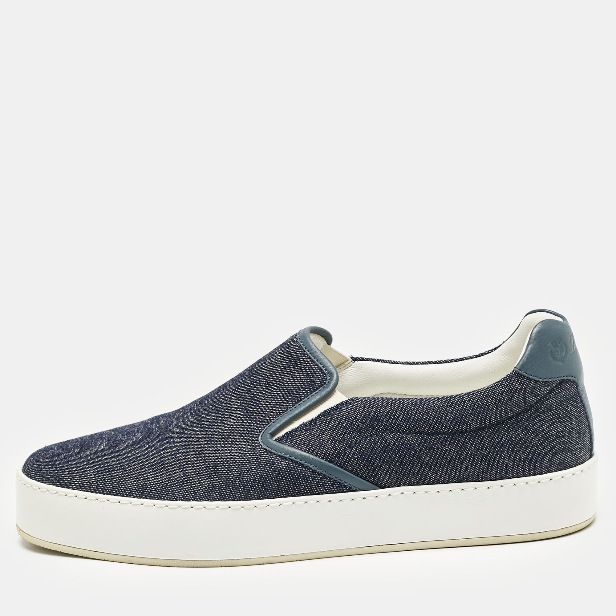 Denim Slip On Sneakers Size 37 - Loro Piana - Modalova