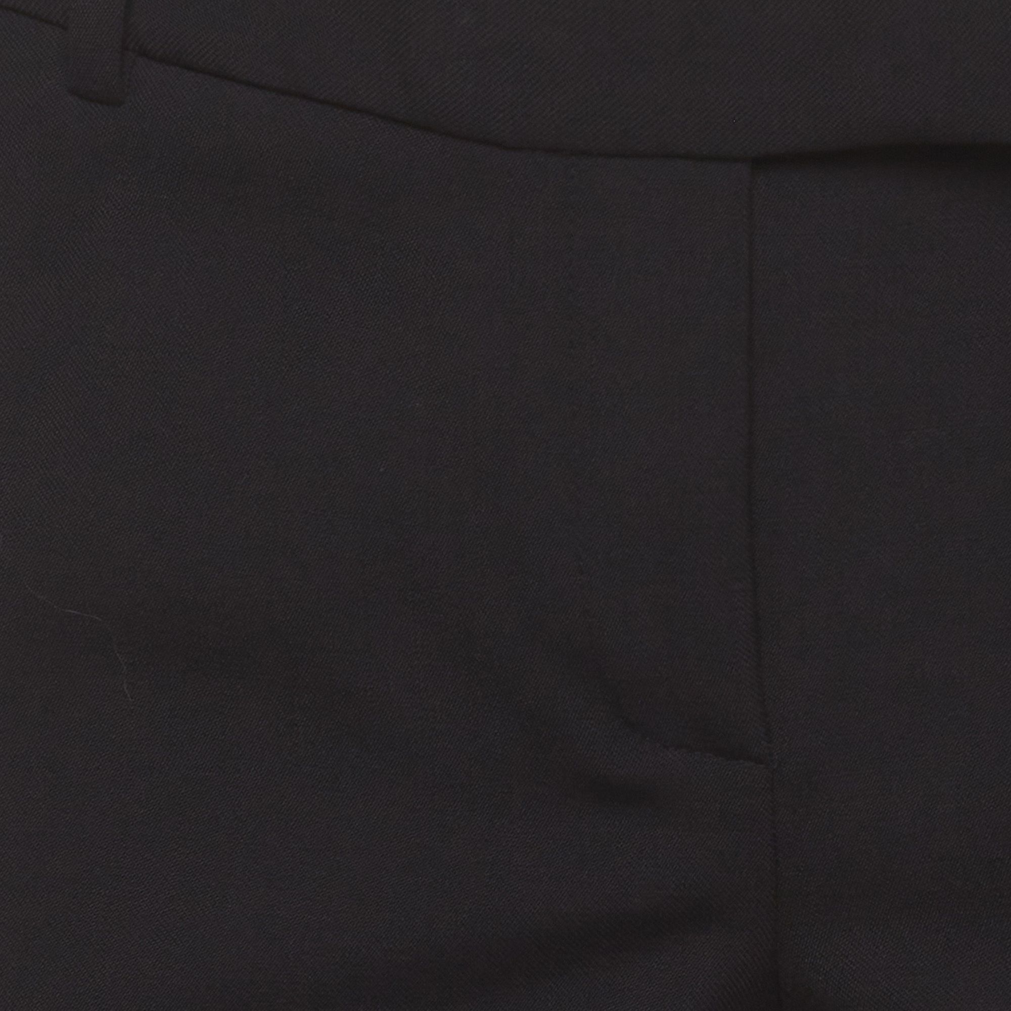Wool Blend Satin Stripe Tailored Erika Trousers S - Maje - Modalova