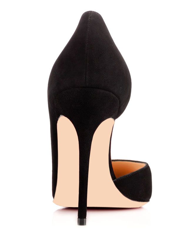 Pointy Toe Heels Solid Color Slip-on High Heels - milanoo.com - Modalova