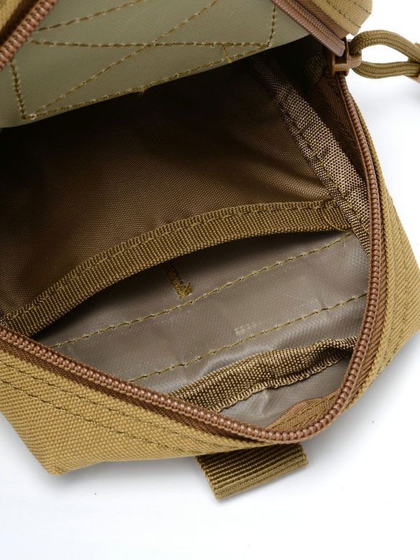 Men Bag Nylon Khaki Backpack - milanoo.com - Modalova