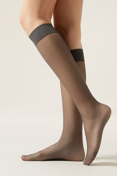 Denier Comfort Cuff Knee-Highs Woman Size TU - Calzedonia - Modalova