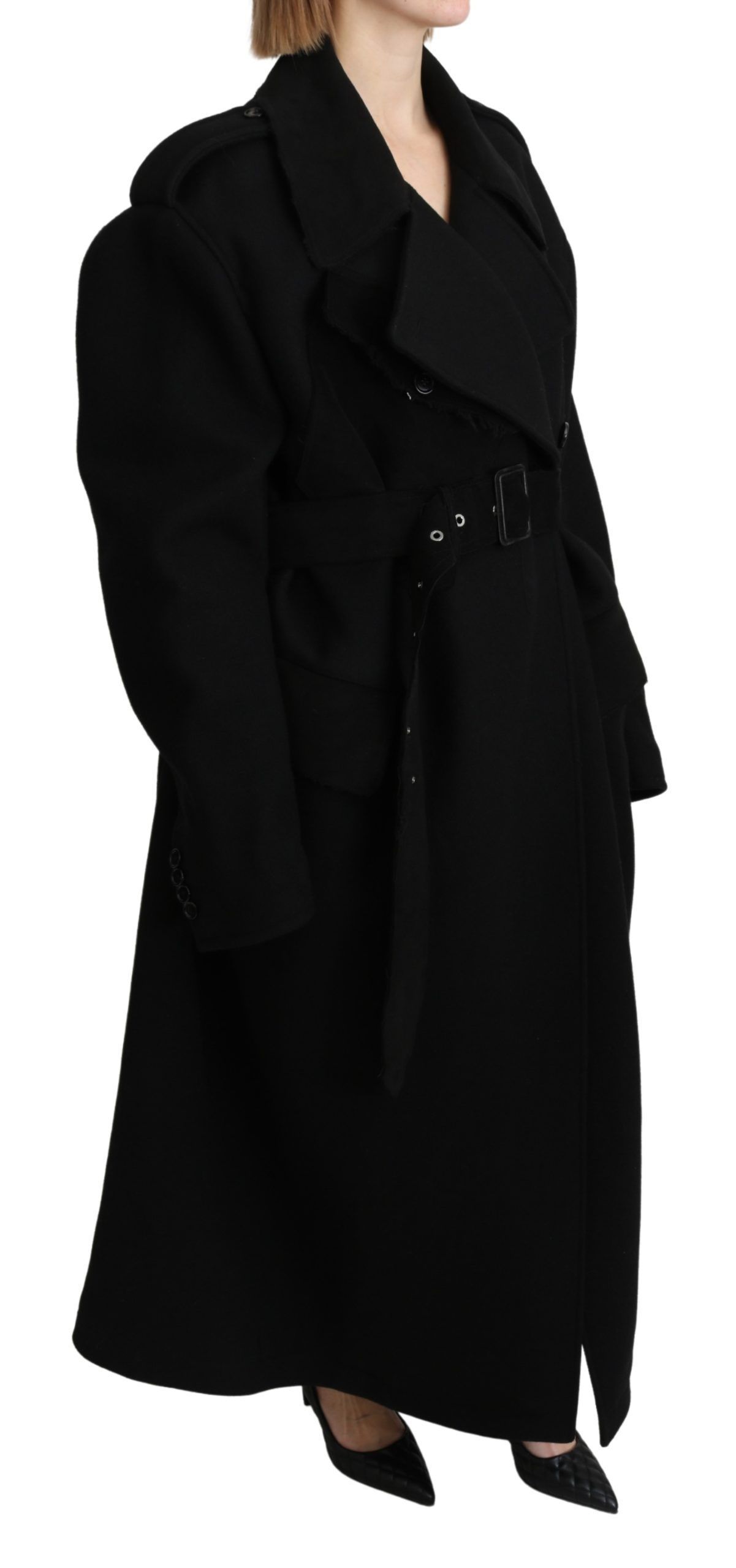 Virgin Wool Blazer Trenchcoat Women's Jacket - Dolce & Gabbana - Modalova