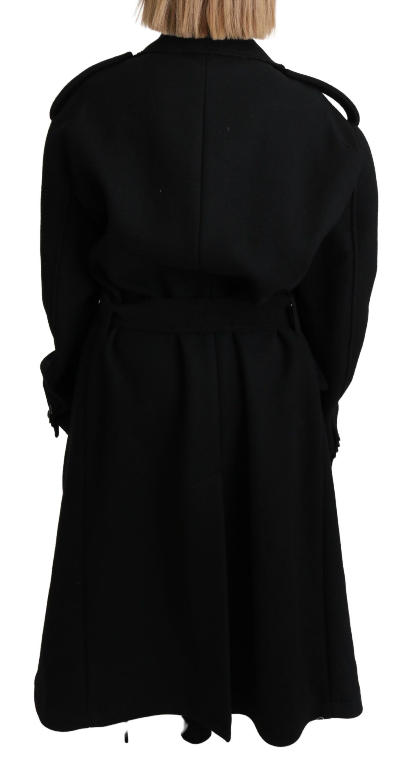 Virgin Wool Blazer Trenchcoat Women's Jacket - Dolce & Gabbana - Modalova
