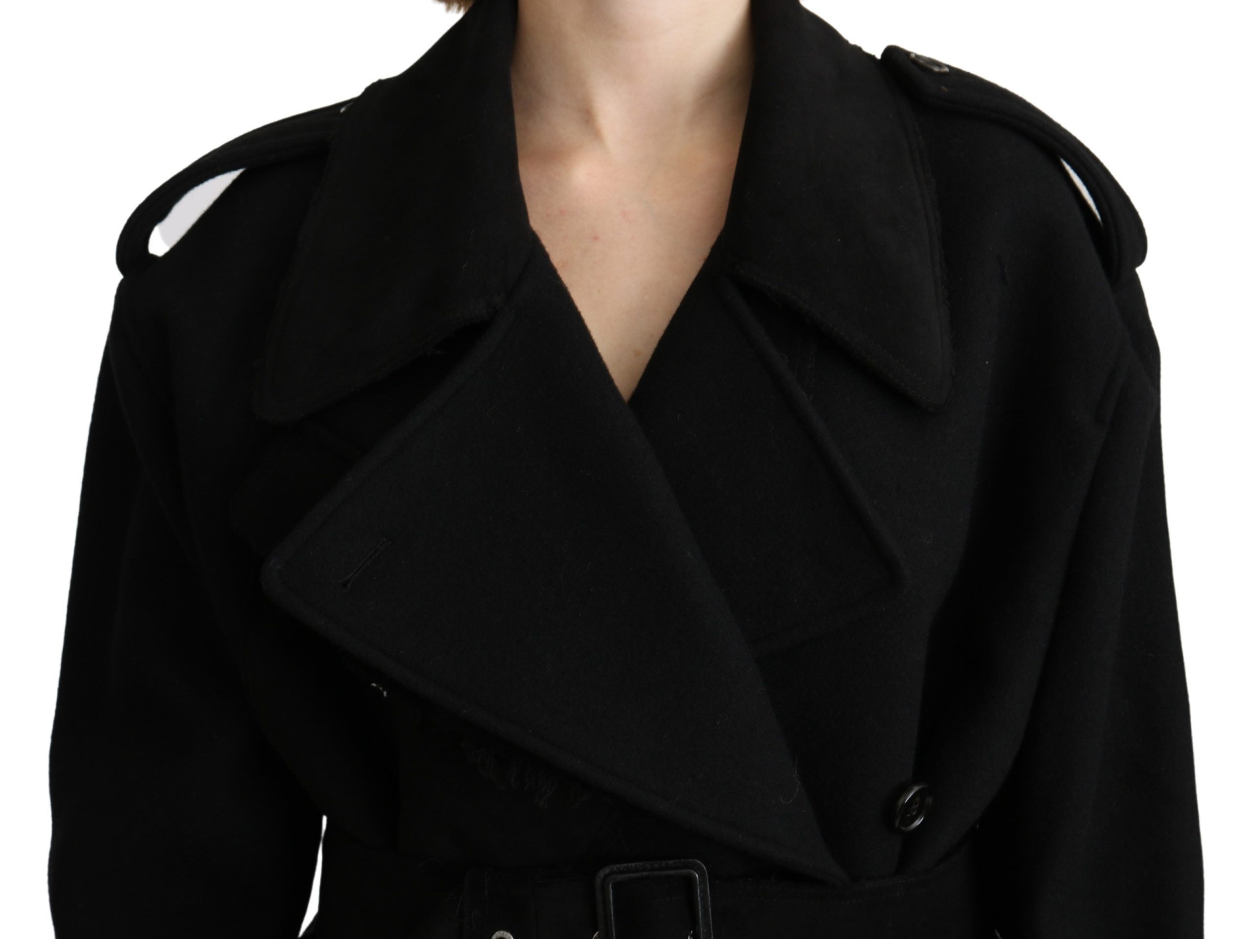 Virgin Wool Blazer Trenchcoat Women's Jacket - Dolce & Gabbana - Modalova