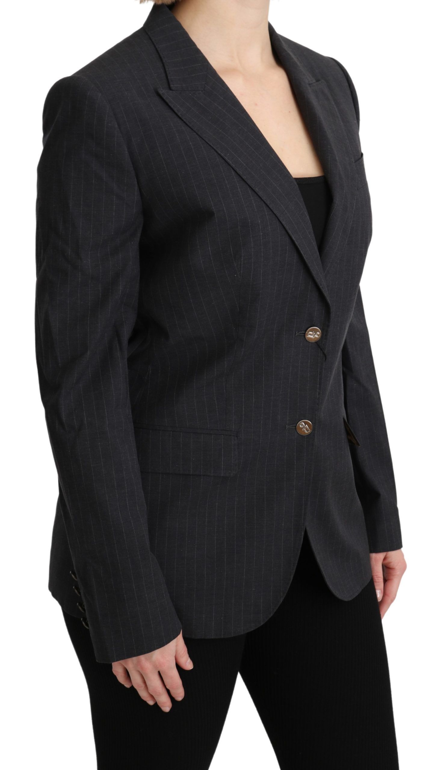 Single Breasted Blazer Cotton Women's Jacket - Dolce & Gabbana - Modalova
