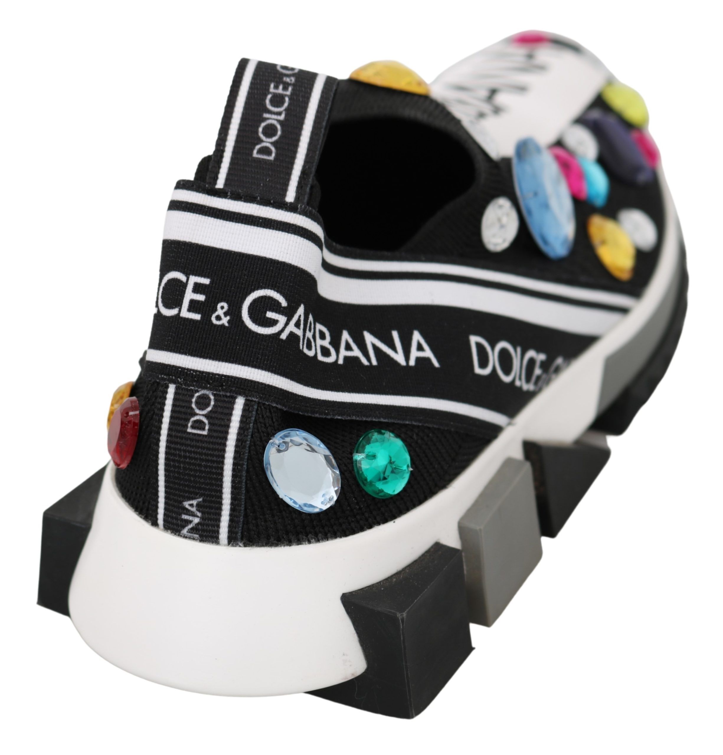 Multicolor Crystal Sneakers Women's Shoes - Dolce & Gabbana - Modalova
